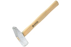 Слесарный молоток Волжский Инструмент 0.6 кг, квадратный боек, цинковое покрытие 3603012