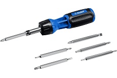 Реверсивная отвертка с насадками Зубр Профессионал-Р12 12 шлицов 25169