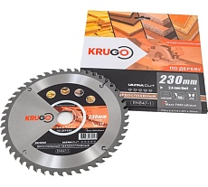 Диск пильный по дереву 230х30 мм, 48T KRUGO WA230048