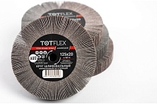 Круг лепестковый радиальный универсальный 125x20 мм, М14, Р80 TOTFLEX 4631163848046