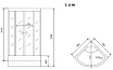 Душевая кабина Timo Comfort T-8890 90x90, c г/м, прозрачные стекла (Clean Glass), хром