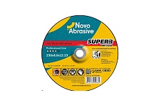 Круг шлифовальный по металлу SUPERB (230x6x22.23 мм) NovoAbrasive WG2723060