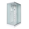 Душевая кабина Niagara NG 43085-14QF 100x80 стекло матовое, пульт управления, гидромассаж