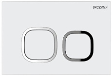 Кнопка смыва Grossman Cosmo 700.K31.02.000.000 белая глянцевая