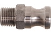 Камлок тип F (ниппель; наружная резьба BSP; 12 мм-1/2"; нержавеющая сталь) TITAN LOCK TL50FSS