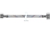 Гибкая подводка для воды ЦС нейлон, 1/2”Г х 3/4"Г L-60 см, штука ГП002180