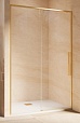 Душевая дверь Vincea Ультима (Ultima) VDS-7UL140CLG 140x200 брашированное золото, прозрачная