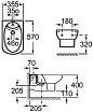 Подвесное биде Roca Dama Senso 357515000