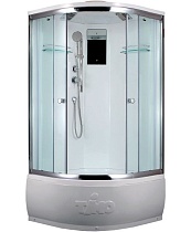 Душевая кабина Timo Lux T-7700 P 100x100, прозрачные стекла, хром