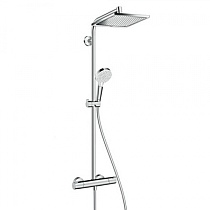 Душевая стойка Hansgrohe Crometta E 240 Showerpipe 27271000 термостат