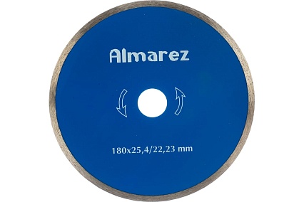 Диск отрезной алмазный Керамика (180х25.4/22.23 мм) Almarez 302181