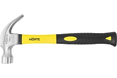 Молоток-гвоздодер HORTZ 450 грамм с фиберглассовой ручкой 1133004