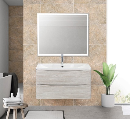 Тумба с раковиной BelBagno Acqua 90 см Rovere Vintage Bianco