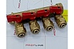 Коллектор для м/п труб 3/4x3/4x16x4 вых с кранами PROFLINE УТ-00036226