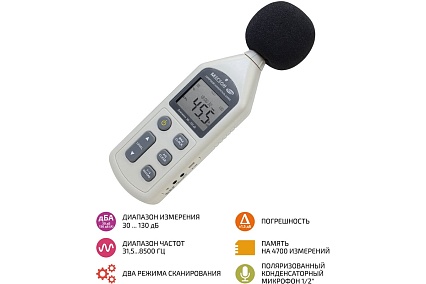 Измерители шума с USB интерфейсом Мегеон 92132 00000004489