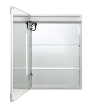 Зеркальный шкаф Aquatek 50x70 см с подсветкой, антипар, хром AQ7504-MLC