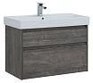 Тумба с раковиной Aquanet Nova Lite 90 см, 2 ящика