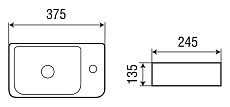 Раковина WeltWasser AISBACH 10100 R 37.5 см, 10000004591 белый глянец