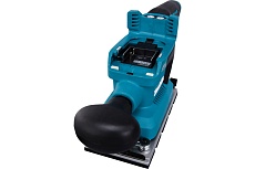 Вибрационная шлифмашина Makita LXT, BL, 18 В, XPT, 93x228 мм, 4000-12000 об/мин, ампл. 2.0 мм, 1.5 кг, кор., пылесборник, зажим, без аккум. и ЗУ DBO380Z