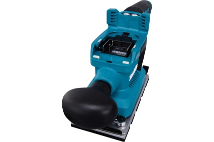Вибрационная шлифмашина Makita LXT, BL, 18 В, XPT, 93x228 мм, 4000-12000 об/мин, ампл. 2.0 мм, 1.5 кг, кор., пылесборник, зажим, без аккум. и ЗУ DBO380Z