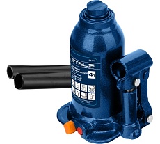 Гидравлический бутылочный телескопический домкрат 4 т подъем 170-420 мм Stels 51145