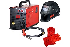 Сварочный полуавтомат Fubag IRMIG 180 (31 432) + Горелка FB 250 3m ( FB 250 Ergo 3m) (38443) + Маска сварщика "Хамелеон" IR 9-13N S (38072) + Сварочные краги на подкладке красные FWGN 10R (641180), 31 432.4 31432.4