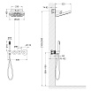 Душевой набор Timo Saona SX-2329/18SM с термостатом, черное золото