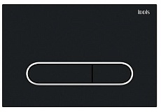 Кнопка смыва Iddis Unifix UNI71MBi77 матовый черный/хром