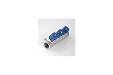 Комплект Valtec _16 VI7 Коллектор с регул. вентилями, 1x3 вых. 1/2 нар. VTc.560.N.0603 + Адаптер д/коллектора /конус-плоскость/ 1/2 VTc.701.N.04 VT.VI7.K16.5600603.701
