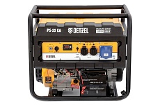 Бензиновый генератор Denzel PS 55 EA, 5,5 кВт, 230В, 25л 946874