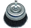 Щетка чашка гофрированная Lessmann 75х0.25 мм, хвост-к 6 мм 430132