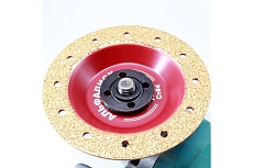 Обдирочно-шлифовальный диск по дереву Альфадиск Альфа 125*22,23/X-lock плоский Стронг 4 Нормал 7031