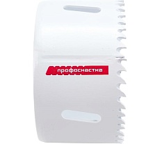 Коронка биметаллическая крупный зуб (76 мм, 38 мм, HSSE, М42) №063 Профоснастка 80101063