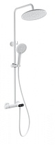 Душевая стойка Wonzon&Woghand Muse Corno WW-B2091-A-MW термостат, белый матовый