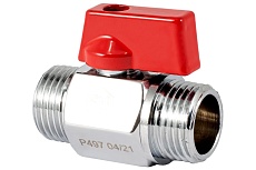 Шаровой кран PROFACTOR PF CHROME MINI для бытовой техники н/н 1/2 PF BMV 353