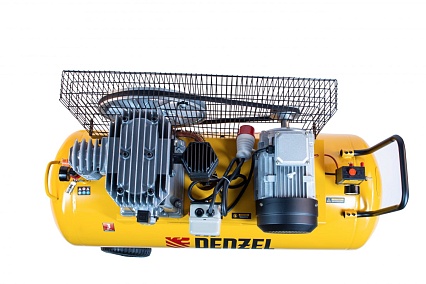 Воздушный компрессор Denzel BCI4000-T/200, ременной привод 4,0 кВт, 200 литров, 690 л/мин 58124
