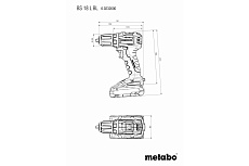 Аккумуляторная дрель-шуруповерт Metabo BS 18 L BL 602326890