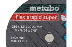 Круг отрезной Flexrapid S (230x22.2, для стали) Metabo 616228000