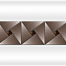 Декоративная вставка Радомир "Арт-мозаика" на фронтальную панель Bronze