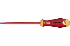 Диэлектрическая отвертка Felo Ergonic 6,5х1,2х150 плоская шлицевая 41306590