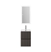 Тумба с раковиной BelBagno Uno-Mini 40 см Темно-серый матовый