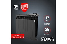 Радиатор Royal Thermo BiLiner 500 /Noir Sable VR - 10 секций НС-1196682