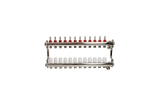 Коллекторная группа VRT 1&quot;х3/4&quot;, евроконус, 12 выходов, c расходомерами 530139
