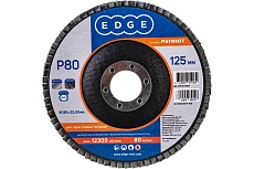 Круг лепестковый торцевой КЛТ (125х22.23 мм; P80) EDGE by PATRIOT 819010007