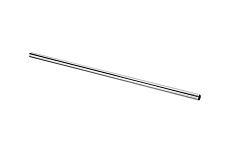 Труба для обходного участка Oventrop сталь, хромированная 15х560 мм 1016951