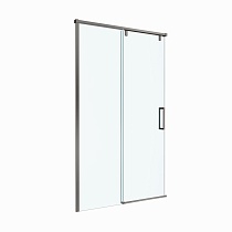 Душевая дверь BelBagno SOFT_CLOSE-1-BF-1-120-C-GM 120x200 прозрачная, оружейная сталь