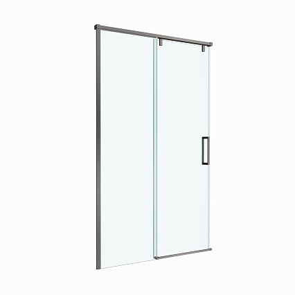 Душевая дверь BelBagno SOFT_CLOSE-1-BF-1-120-C-GM 120x200 прозрачная, оружейная сталь Душевая дверь BelBagno SOFT_CLOSE-1-BF-1-120-C-GM 120x200 прозрачная, оружейная сталь