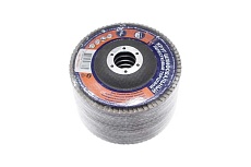 Круг шлифовальный лепестковый торцевой 115x22 мм, Р100,, 10 шт РОССНА Р861223