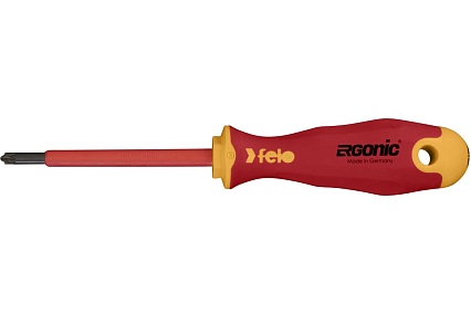 Диэлектрическая крестовая отвертка Felo Ergonic +/- Z 1X 80 41710290