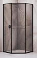 Душевой уголок RGW Stilvol SV-82B R 80x120 тонированное, черный 33328282-34R